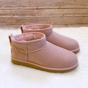 UGG Shoes Ugg Classic Ultra Mini Boots In Rose Mallow Poshmark